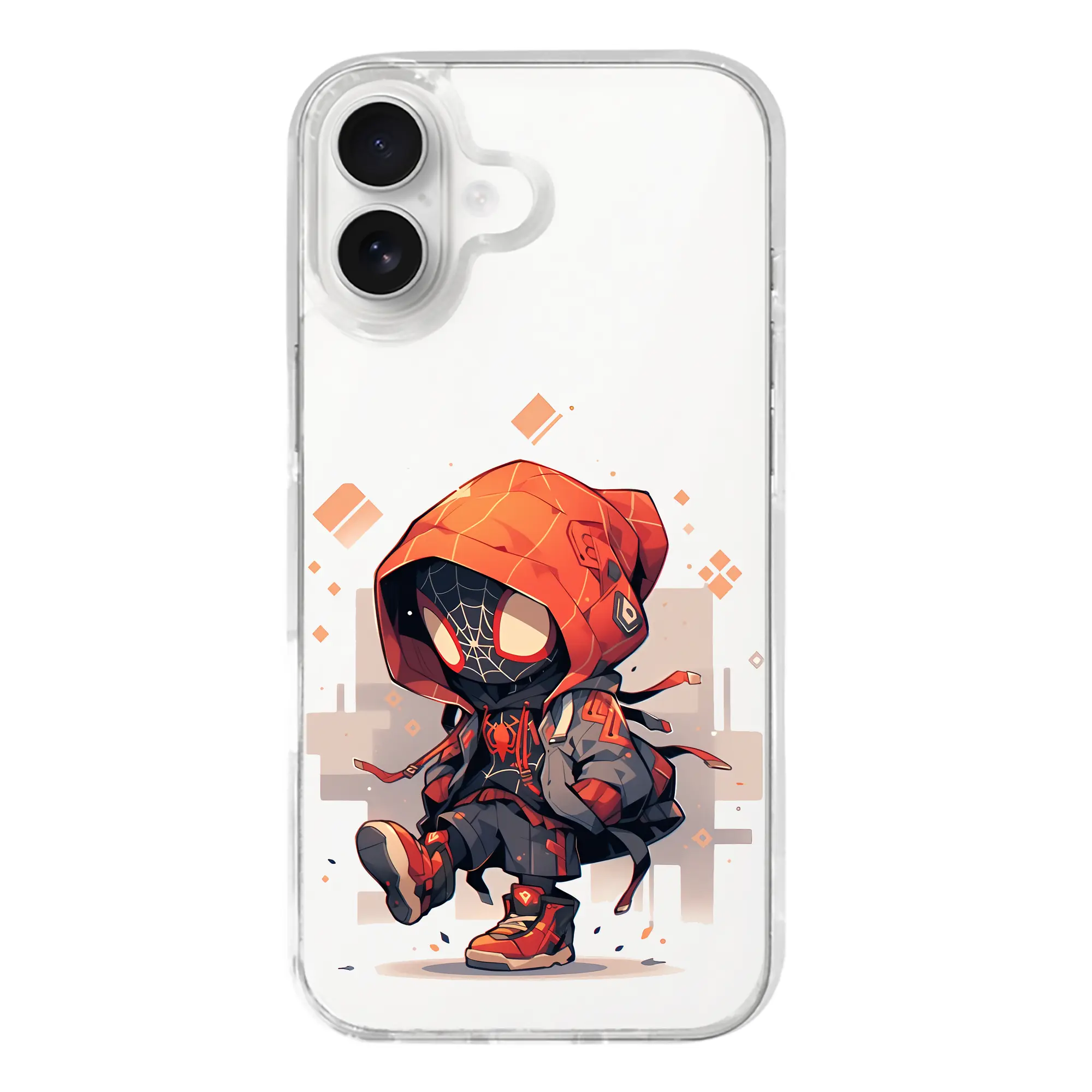 アベンジャーズ (Avenjāzu) グッズ スパイダーマン（Spider-Man） - iPhone 17シリーズ 透明スマホケース – 薄型・耐衝撃・精密フィット保護カバー